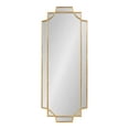 thumbnail image 2 of Kate and Laurel Minuette Glam Wall Mirror, 16 x 42, Gold, Elegant Traditional Home Decor With A Boho Charm, 2 of 7