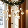 thumbnail image 5 of Velvet Christmas Ball Ornament Hanging Style Inlaid Detail Decorative Surface Bauble for Christmas Tree Hanging Display, 5 of 7