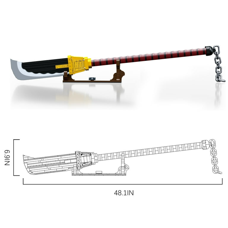 HI-Reeke Sword Building Block Set One Piece Whitebeard