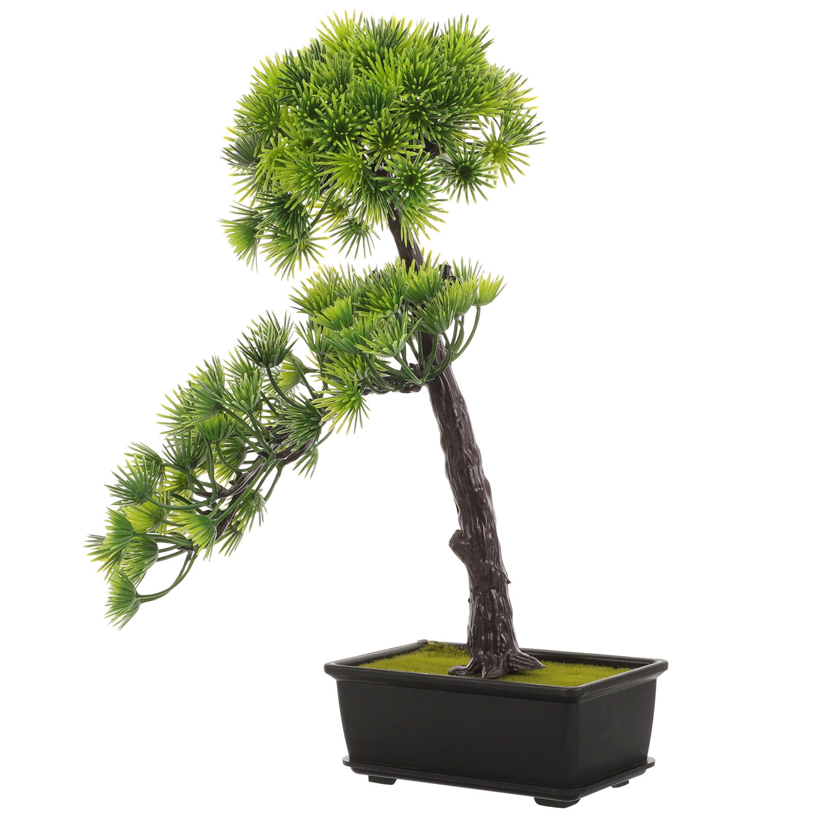 NICEXMAS Nicexmas Green Fake Pine Bonsai Tree for Indoor Decor and Table Display