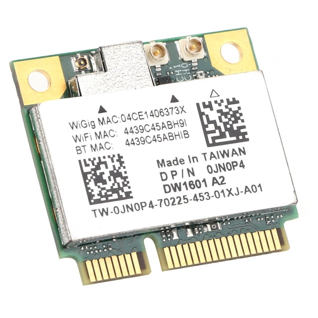 Half Mini Wireless Card, WiGig 802.11ad Small Mini Wireless Card, For Bluetooth4.0 Card QCA9005 DW1601, Support Laptops, Advertising Players,
