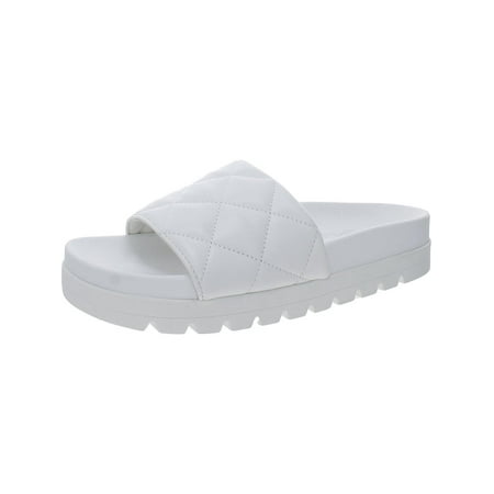 

J/Slides Womens Rio Luxe Faux Leather Slide Sandals