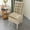 Beige, variant on 100Fens High Back Chair Cushion Indoor And Outdoor Porch Wags Cushion Rainproof Rocking Chair Cushion All-Weather Replacement Cushion