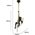 thumbnail image 4 of Suspension singe "Monkey Ximpa" | Blanc Kuyhfg Bienvenido a Kuyhfg, 4 of 4