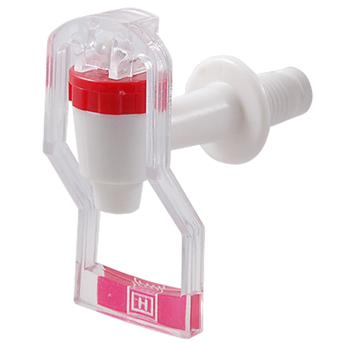 Unique Bargains Water Dispenser Spare Part Red White Plastic Push Type