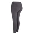 thumbnail image 3 of Women Stretch Compression Sportswear Casual Leggings Pants with Pocket Gray XL, 3 of 3