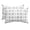 White, Gray, Blue, variant on Abstract Tile Motifs Outdoor Pillows for Chaise Lounge Chair Beach Headrest Pillow Set of 2 Waterproof Lumbar Pillows with Insert&Strap Light Blue Gray Minimalist Dotted Grid Pool Pillow 12"x20"