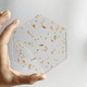 thumbnail image 3 of Juego de 12 posavasos acrílicos con lámina de oro para bebidas, posavasos de estilo nórdico para té, taza de café, almohadilla aislante para cuencos, 9,5 x 10,8 cm, 3 of 8