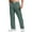 03#Dark Green, variant on Dwelliawo Men's Cotton Sweatpants Open Bottom Straight Leg Lightweight Sweatpants Lounge Drawstring Waist Gym Athletic Pants with Pockets Clearance Light Brown 2XL
