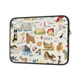 thumbnail image 2 of Bingfone Dogs Funny Pets Laptop Sleeve Case 15 Inch, 360° Protective Computer Carrying Bag, 2 of 9