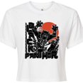 thumbnail image 3 of Marvel Black Panther - Linocut Style Print - Juniors Cropped Tee, 3 of 5