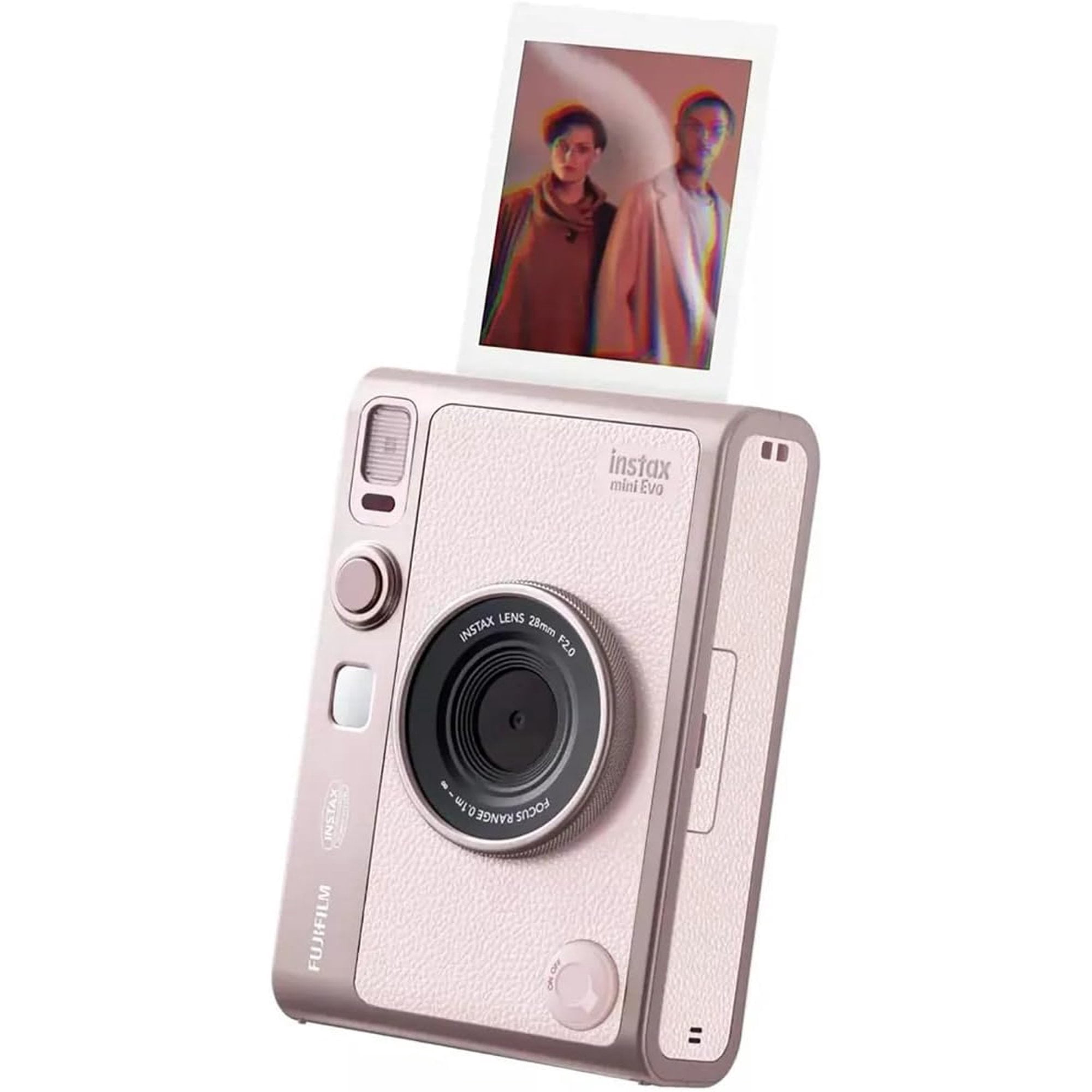 Fujifilm INSTAX MINI EVO Handheld Hybrid Instant Camera, Pink