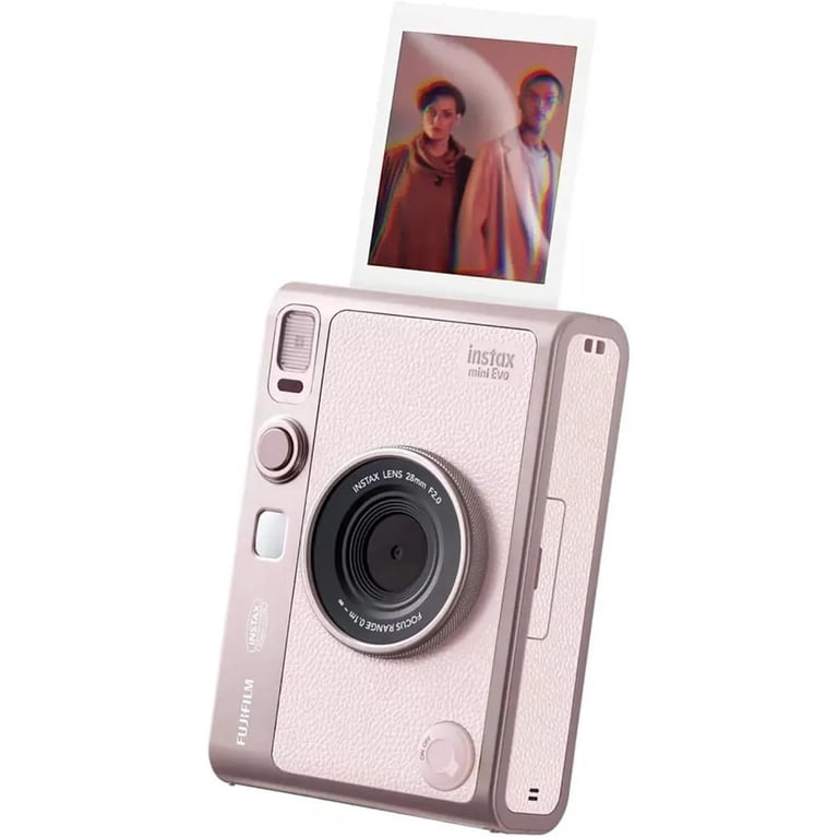 Fujifilm INSTAX MINI EVO Handheld Hybrid Instant Camera, Pink