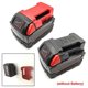 thumbnail image 2 of 5 soportes para herramientas eléctricas de batería para taladro Milwaukee de 18 V y cubierta de batería, soporte de almacenamiento, color rojo y negro., 2 of 4
