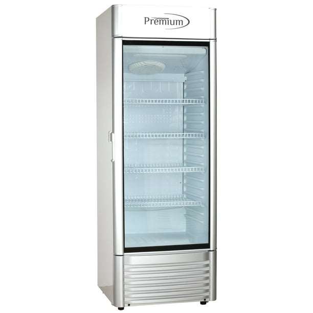 12 5 Cu Ft Single Door Commercial Refrigerator Beverage Cooler In Gray Walmart Com Walmart Com