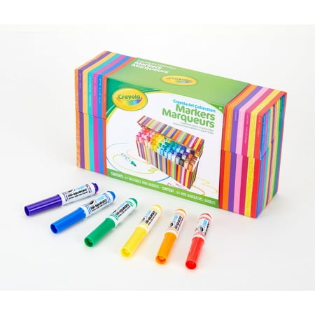 UPC: 0071662087654 | Crayola Broadline Pip-Squeak Markers  64 Count  Assorted Colors