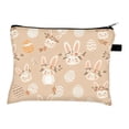 thumbnail image 2 of CaiYueKe Easter Themed Travel Toiletry Bag Cosmetic Storage Organizer Portable Wash Bag with Anti-Slip Chain Handle for Holiday Gifts Outdoor Camping Makeup Accessories Pouch, 2 of 7
