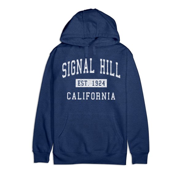 Signal Hill California Classic Established Premium Cotton Hoodie