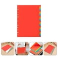 thumbnail image 2 of Miangastore Folder Tabs For Binders Red Plastic For Document Organization 2 Sets, 2 of 8