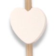 thumbnail image 2 of BambooMN 7.1" Decorative White Heart Bamboo Cocktail Fruit Sandwich Picks Skewers for Catered Events, Holiday's, Restaurants or Buffets Party Supplies, 100 Pieces, 2 of 2