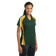 thumbnail image 4 of Sport-Tek Women's 100 Percent Polyester Tricolor Micropique Polo. LST654, 4 of 6
