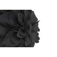 thumbnail image 4 of Fennco Styles Handmade 3D Heart-Shaped Petals Flower Decorative Throw Pillow Cover 16 Inch Round - Black Floral Pillow Case for Couch, Home Décor, Bedroom Décor and Holiday, Housewarming Gift, 4 of 8