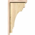thumbnail image 3 of 8"W x 10"D x 18"H Pescadero Rough Sawn Corbel w/Backplate, Douglas Fir, 3 of 9
