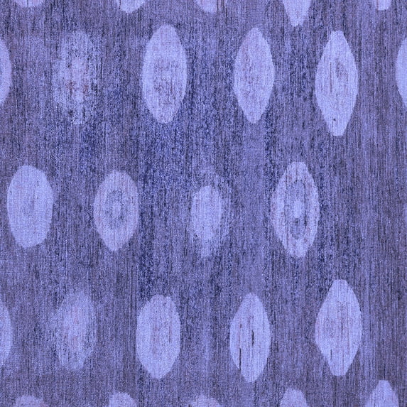 Ahgly Company Indoor Square Abstract Blue Modern Area Rugs, 4' Square