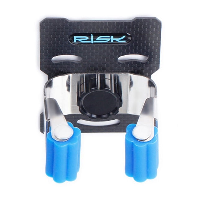 RISK Support Mural pour Vélo pour Rangement Intérieur - Installation Réglable, Sans Perçage, Design en Fibre de Carbone et Silicone pour Vélos de Montagne et de Route