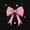 Pink Black, variant on Manfei Girls Ribbon Bow Queen Comforter Set 3pcs,Sparkling Sequins Bedding Comforter Set for Kids Teens,Black Reversible,Luxury Bedroom Decor