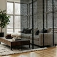 thumbnail image 3 of Piecenat Panel Track Blinds 23 in Cordless Paper for Sliding Door Vertical Window Blinds, Charcoal Black, 85.5 in x 96 in, 3 of 7