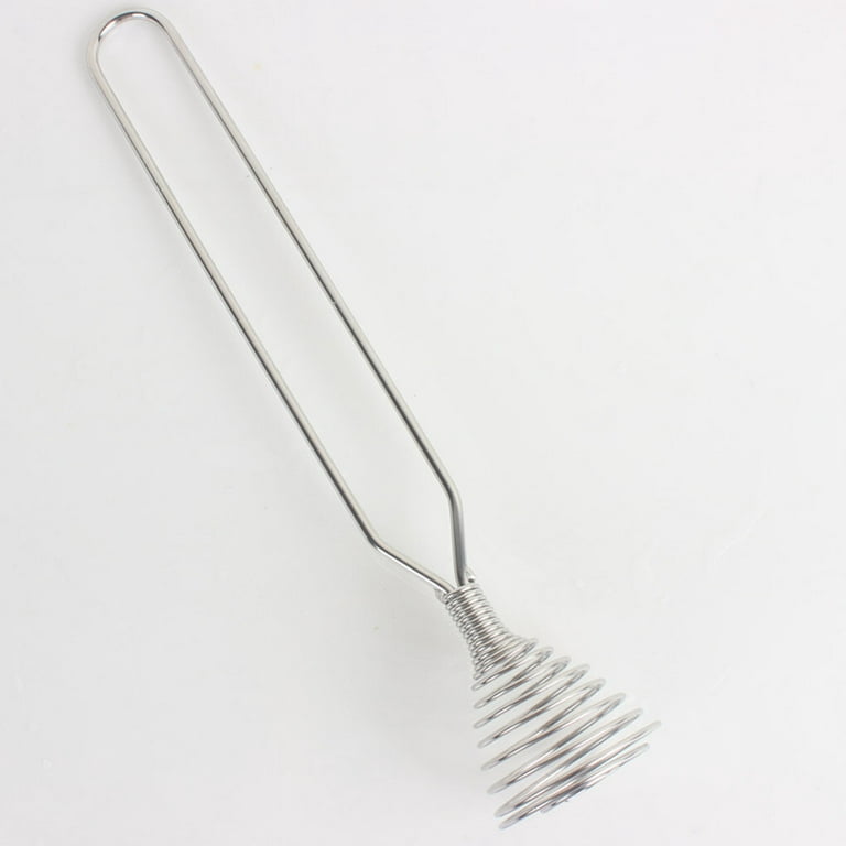 Stainless Steal Spring Egg Whisk Handheld Coil Egg Beater Elastic Spiral  Cooking Tool 