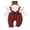 Red, variant on Caoirhny Infant Baby Girl Fall Romper 3 6 9 12 18 Months Plaid Fake Two-Piece Ruffle Long Sleeve Bodysuit and Bow Headband 2 Piece Clothes