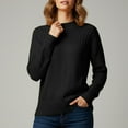 thumbnail image 2 of Women's Turtleneck Sweater Solid Basic Casual Long Sleeve Knit Pullover Sweaters Fall Winter Oversize Jumper Top 2025, 2 of 4