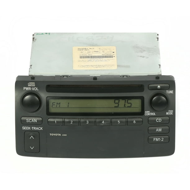 20032004 Toyota Corolla Radio AM FM Single Disc CD Receiver 8612002270