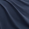 thumbnail image 4 of Cannon Heritage 100% Cotton Waffle Weave Blue Twin Blanket, Solid Casual themed, Adult Bedding, OEKO-TEX Certified, 4 of 5
