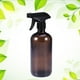 thumbnail image 4 of FELTECHELECTR Botellas de spray de vidrio marrón vacías de 500 ml, contenedor portátil recargable, pulverizador de gatillo duradero para aceites esenciales, productos de limpieza y aromaterapia., 4 of 7
