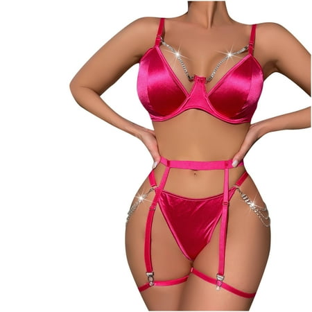 

Sexy Lingerie For Women Ladies Cute Holiday Pajamas For Family Girl Solid Black Lingerie Top Erotic Lingerie Sexy Lingerie Backless Tight Deep V With Steel Ring Sexy Suit Womens Pajamas