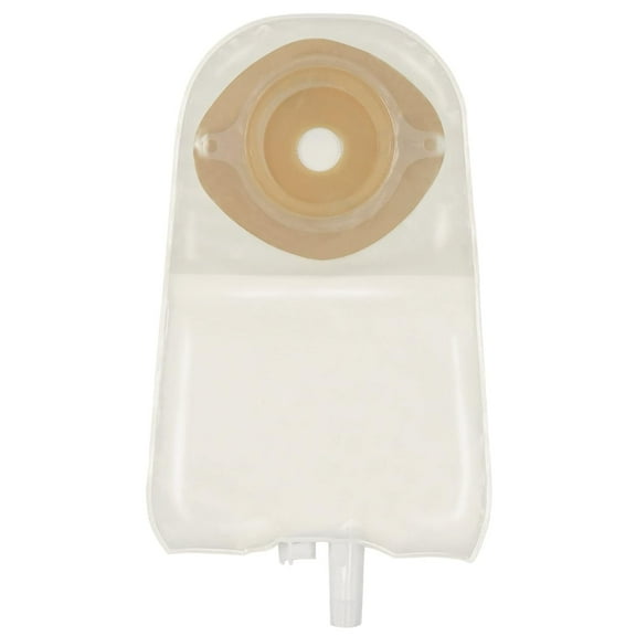ConvaTec 064927 ActiveLife One-Piece Urostomy Pouch with Cut-to-Fit Stomahesive Skin Barrier, Fold Over Tap, 9" Pouch, Transparent, 3/4" - 1 3/4" Stoma Opening, Pack of 10