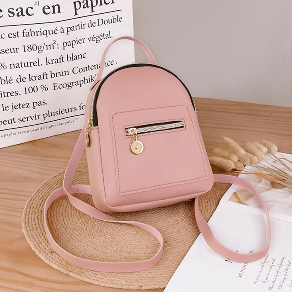 5284 Backpack Purse ,Lightweight Fashion Faux Leather Small Travel Daypack Amazon.com: EVVE Faux Leather Small Fashion Backpack Purses  main image 4