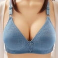 thumbnail image 2 of Bra Large Size Thin Without Ring Comfortable And Breathable Traditional Three Of Buckle Bra, 2 of 9