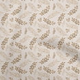 thumbnail image 1 of oneOone Rayon Brown Fabric Leaves Sewing Material Print Fabric By The Yard 56 Inch Wide, 1 of 4