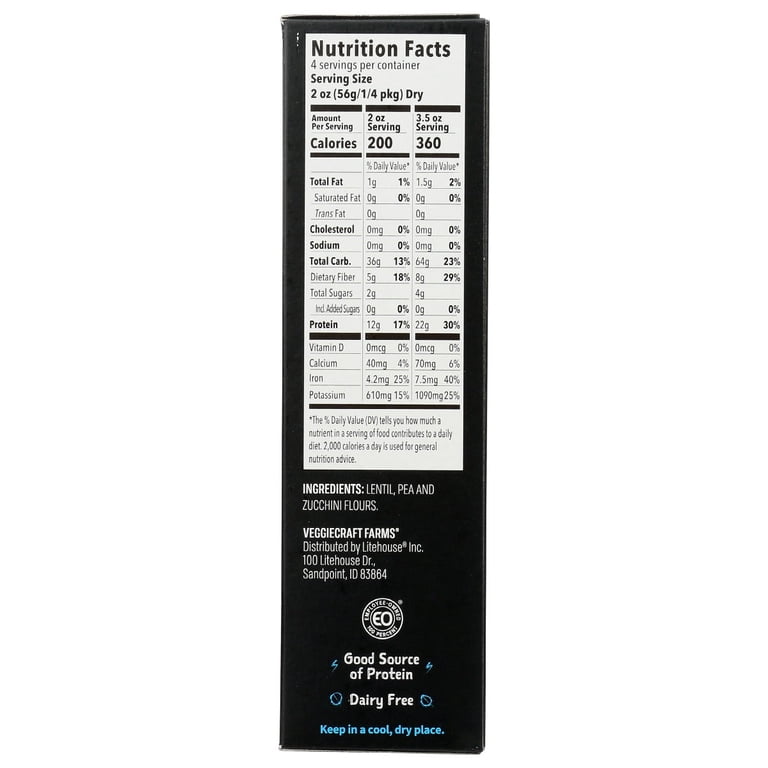 VeggieCraft 8oz Zucchini Penne Pasta - Walmart.com