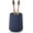 Blue Ribbed, variant on ANHXN Striped Toothbrush Holder Toothbrushes Bathroom Organizer Cup for Toothpaste Kids & Adults
