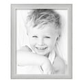 thumbnail image 2 of ArtToFrames 16" x 20" Metro Ice Silver Black Picture Frame, 16x20 inch Silver Wood Poster Frame (WOM-5247),  Pack, 2 of 7
