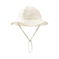 thumbnail image 2 of YOUYEDIAN Muslin Baby Sun Hat Sun Protection Baby Bucket Hat Summer Beach Hats with Wide Brim for Boys & Girls (Beige), 2 of 3