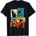 thumbnail image 2 of 100% Cotton Drum Player Rock Music Drumsticks Drumming Vintage Drummer T-Shirt, 2 of 5