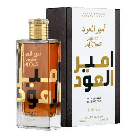 Lattafa Perfumes Ameer Al Oudh - Intense Oud Eau De Parfum Natural Spray - 100ml (3.4oz)