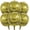 Gold1, variant on 12PCS Disco Ball Balloons Silver Disco Balloons 22 Inch Large 4D Round Metallic Mylar Foil Disco Balloons Party Supply Decorations for 70s 80s 90s Disco Themed Party Birthday Bachelorette Party