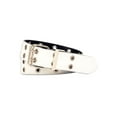 thumbnail image 2 of No Boundaries Women's Double Grommet Reversible Belt, Black/White, 2 of 4